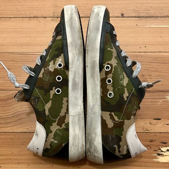 Golden Goose Superstar Camouflage Sneakers. EU size 39 / US size 9 - Picture 12 of 16